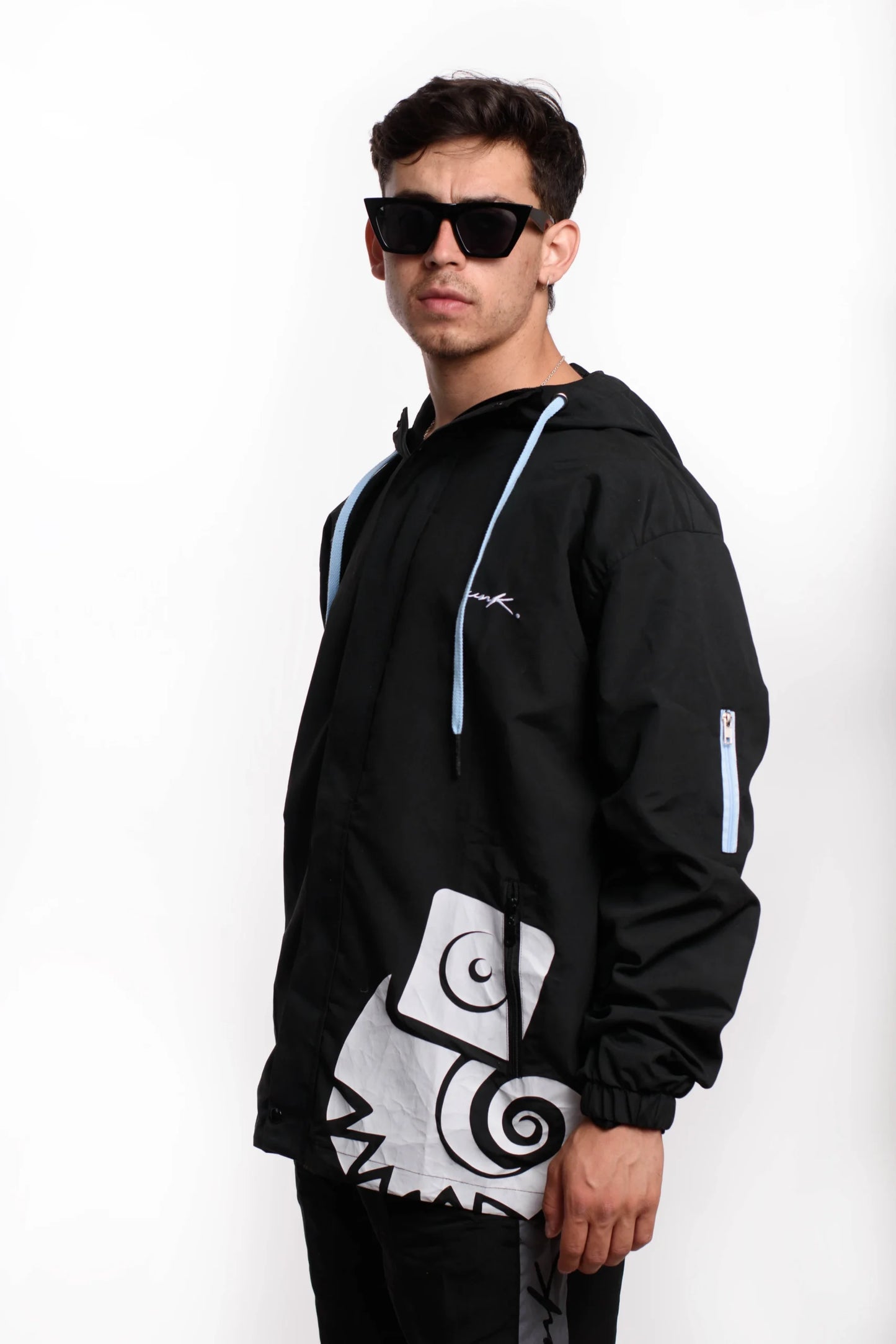 Jacket Cortaviento Camaleón Head Black