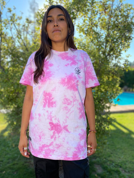 Polera Kmaleón Tie Dye Pink unk-ropa-streetwear-urbano