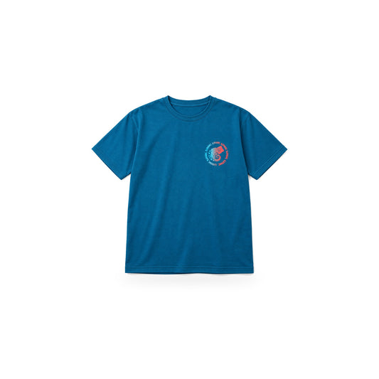 Polera Camaleón Crazy Oil Blue vista frontal